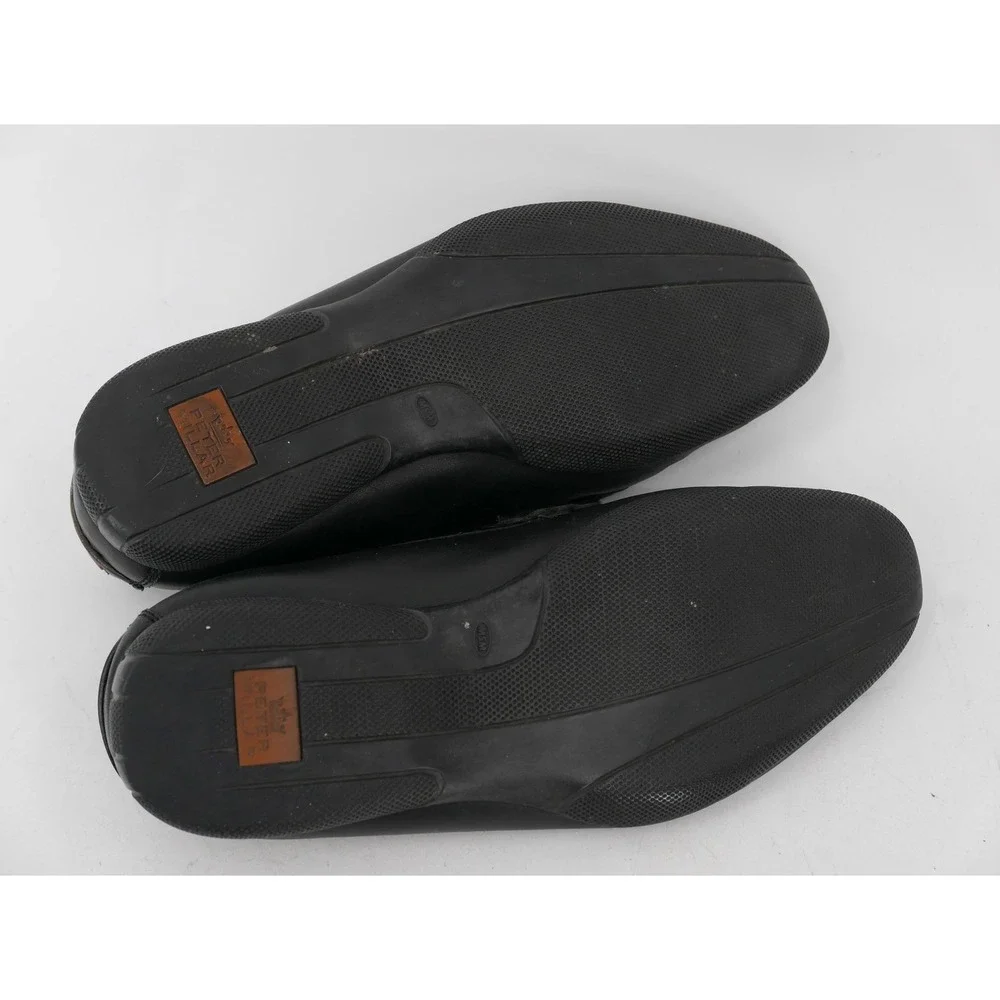 Peter Millar Loafers Black Leather Bit Slip On Casual Men's Size 10.5 MC0040